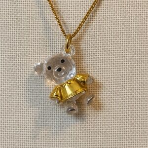 Vintage Retired Swarovski Bear Necklace